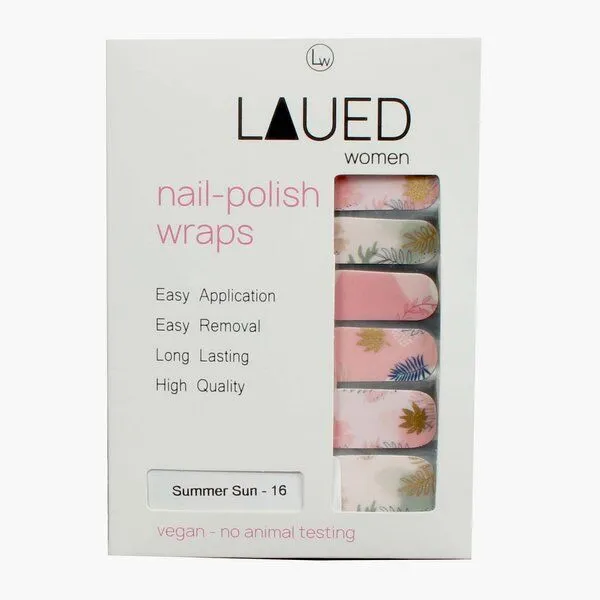 Vargu Vargu LAUED vegane Nagelfolien flower mood, Summer sun, – Produktbild 3 von 4