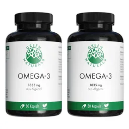 Green Naturals Green Naturals Omega-3 Kapseln 1835mg vegan + DHA – Produktbild 1 von 1