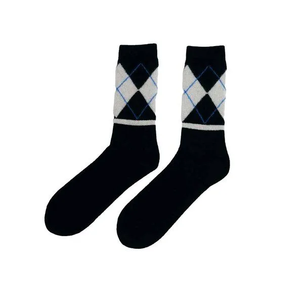 SUITE13LAB Suite13lab Woll-Socken ARGYLE, Black, – Produktbild 1 von 2