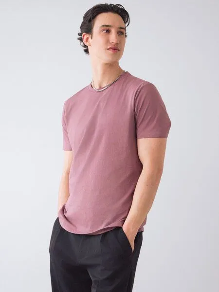 Honest Basics Honest Basics Herren Basic T-Shirt aus Bio- und recycelter Baumwolle, Ember, – Produktbild 1 von 4