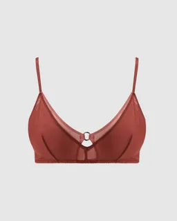 Understatement Understatement Damen vegan Bh Mesh Double Triangle Rost – Produktbild 1 von 1