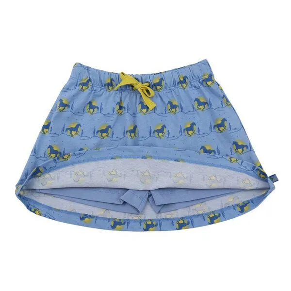 Enfant Terrible Enfant Terrible Skort (Hosenrock) Pferde hellblau – Produktbild 1 von 1