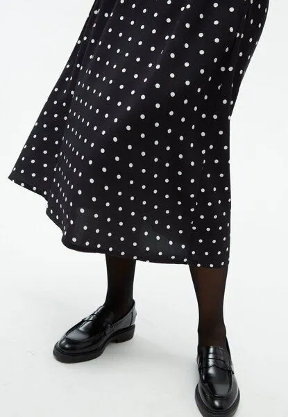 Givn Berlin Givn Berlin Midi Rock GBVANA aus LENZING ECOVERO, Black / white (polkadots), – Produktbild 3 von 4