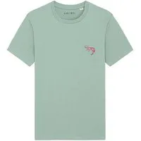 LIGARTI LIGARTI T-shirt - Shrimp, Mintgrün, – Produktbild 2 von 5