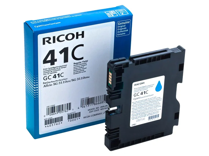 Ricoh Ricoh Gel-Patrone 405762 cyan – Produktbild 1 von 3