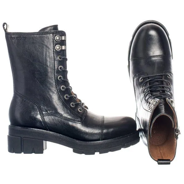 Ten Points Ten Points Schnürstiefel Cecilia Laced Boots, Black (schwarz), – Produktbild 2 von 3