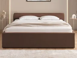 S-Style Möbel Polsterbett Josy aus Chenille-Stoff mit Lattenrost und großem Bettkasten (1 x Polsterbett mit Lattenrost), Chenille-Stoff – Produktbild 1 von 1