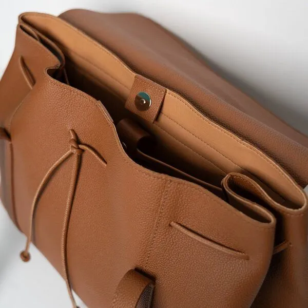 ann kurz ann kurz The Greatest Shopper – Shopper aus Leder, Grain leather brown, – Produktbild 3 von 4