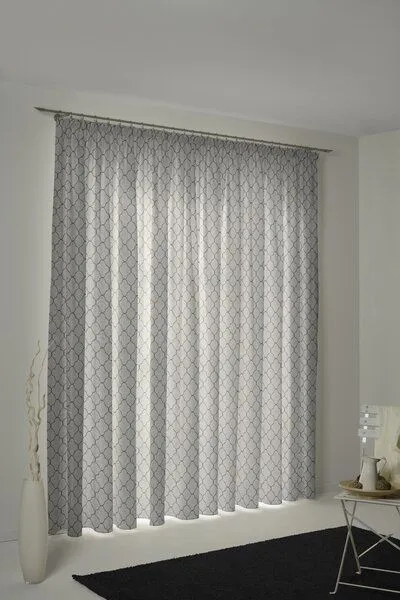 Nature by Adam Nature by Adam Vorhang aus 100% Bio-Baumwolle - Made in Germany - Indian Cortezada, Schwarz, – Produktbild 7 von 7