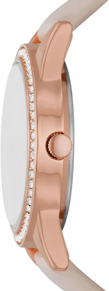 Skechers Skechers Quarzuhr SR9064, (Set, 6-tlg., mit 5 Schmuckarmbändern), Armbanduhr, Damenuhr, analog, Glassteine, Geschenkidee, Rosa, – Produktbild 2 von 3