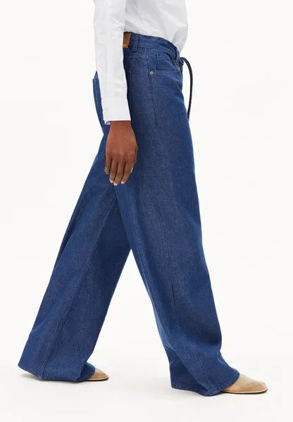 ARMEDANGELS ARMEDANGELS ASTRAEAAS Damen Wide Jeans Bio-Baumwoll Mix, Rinse, – Produktbild 3 von 3