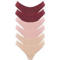 ORGANICATION ORGANICATION KAVINN | Tanga aus Bio-Baumwolle und TENCEL Modal im 6er-Pack, Mix-35, – Produktbild 1 von 1