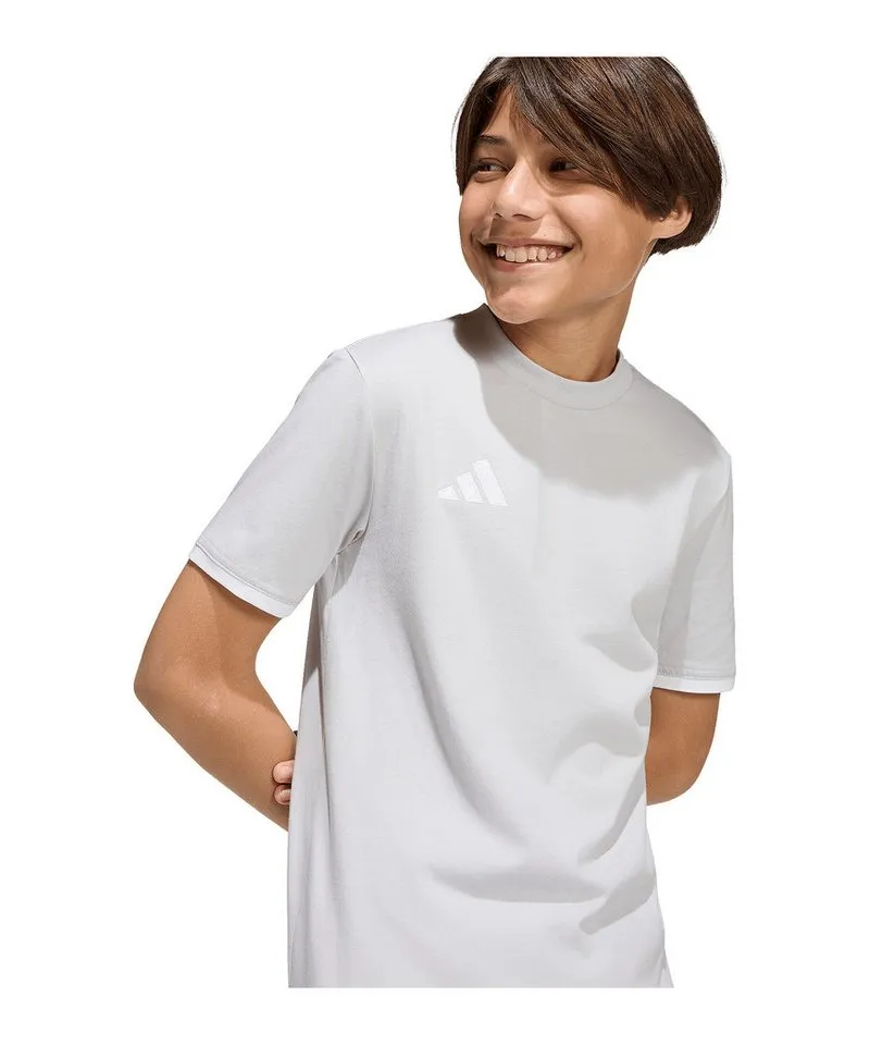 adidas Performance adidas Performance T-Shirt adidas Performance Entrada 26 T-Shirt Kids Baumwolle, Grau, – Produktbild 4 von 5