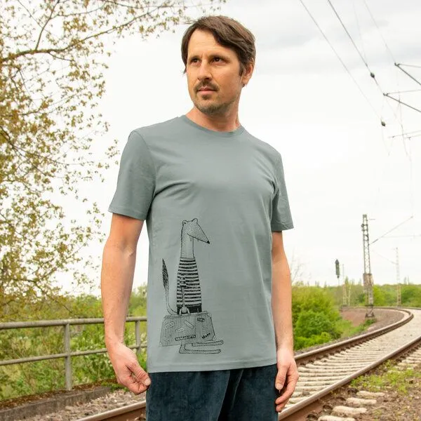 Cmig Cmig Reisewiesel T-Shirt für Herren, Misty grey, – Produktbild 1 von 3