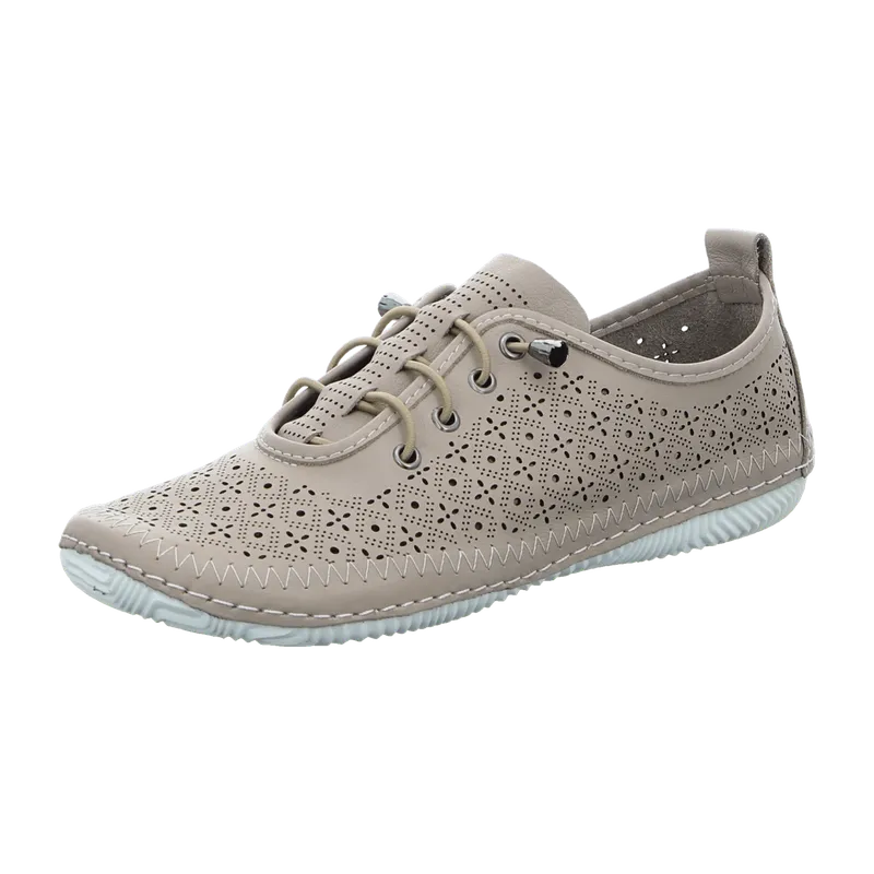Cosmos Comfort Cosmos Comfort Bequeme Schnürschuhe für Damen, beige, Größe 42 EU, Beige, – Produktbild 1 von 7
