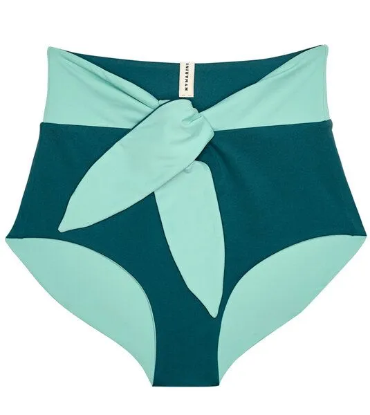 MYMARINI MYMARINI Wendbare Wonder Shorts mit Shape-Effect aus ECONYL, Eucalyptus-petrol, – Produktbild 4 von 4