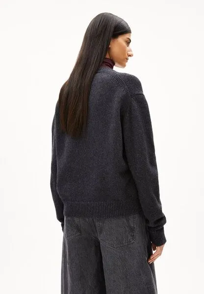 ARMEDANGELS ARMEDANGELS BALBAA Damen Pullover aus Bio-Woll Mix, Steel melange, – Produktbild 2 von 4