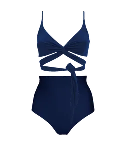 Anekdot Anekdot Damen vegan Lin + Core Hohes Bikini-Set – Produktbild 1 von 1