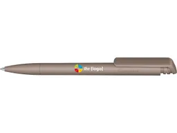 Senator Senator Kugelschreiber "Trento Matt Recycled" inkl. 4-farbigem Aufdruck, warm grey – Produktbild 1 von 1