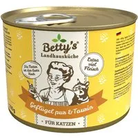 Betty's Landhausküche Betty's Landhausküche Geflügel pur & Taurin 6x200 g – Produktbild 1 von 1