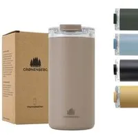 GROENENBERG GROENENBERG Thermobecher 473ml | Kaffeebecher to go 100% Auslaufsicher | Hält mind. 4 h warm, Earth, – Produktbild 1 von 1