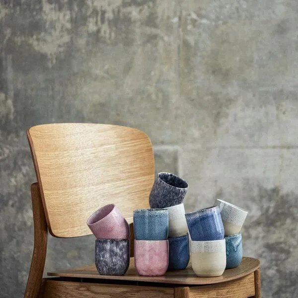 onomao onomao Becher - Traditionell, Graublau, – Produktbild 3 von 4