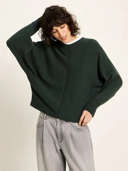 LANIUS LANIUS Fledermaus Pullover, Forest melange, – Produktbild 1 von 4