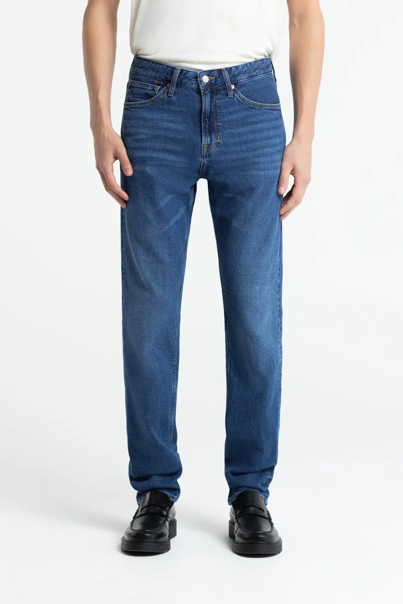 Kings Of Indigo Kings of Indigo Herren vegan Jeans Addo Mittelblau, Hellblau, – Produktbild 1 von 2