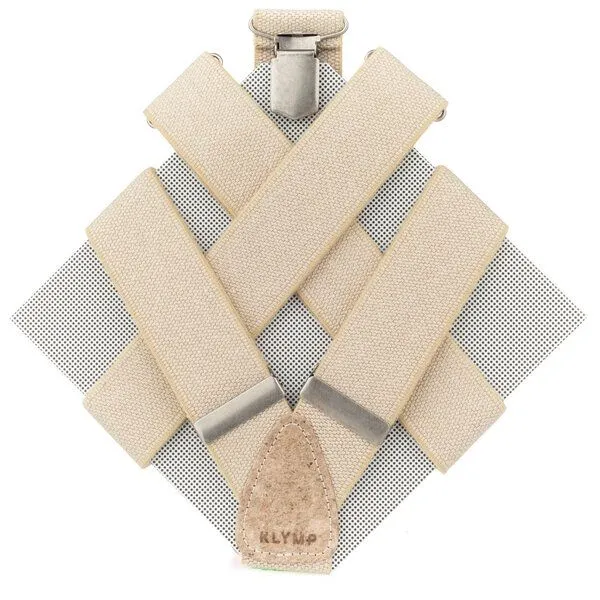 klYmp klYmp Hosenträger 'basic' uni vegan, Natur, – Produktbild 1 von 4