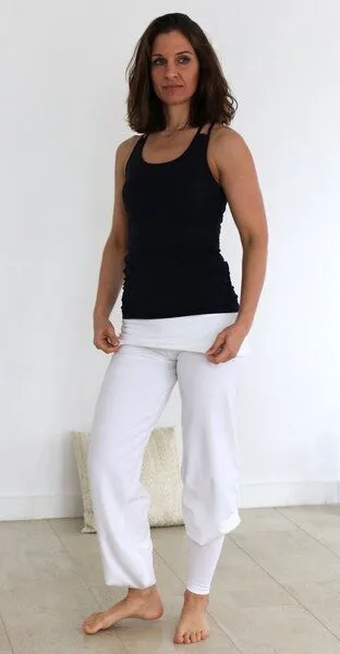 ESPARTO ESPARTO Yogahose Sooraj, Schneeweiß, – Produktbild 3 von 4