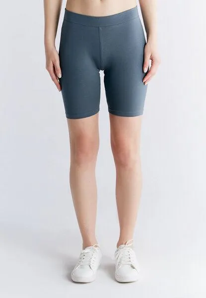 Leela Cotton Leela Cotton Damen Radlerhose Bio-Baumwolle 1417, Dunkler schiefer, – Produktbild 2 von 3