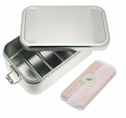 Cameleon Pack Cameleon Pack Große Lunchbox XL * Mit Trennsteg aus Bambus * Metall Brotdose – Produktbild 4 von 4
