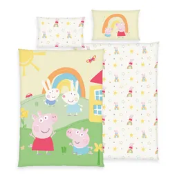 Herding Peppa Pig Bettwäsche "Made in Green" Größe 40x60 + 100x135 cm – Produktbild 1 von 1