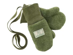 Pickapooh Pickapooh Baby und Kinder Fäustlinge Bio-Schurwolle Fleece moos Gr. 2 (bis 2 Jahre) – Produktbild 1 von 1