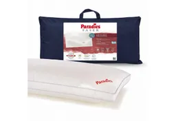 Paradies Paradies Kunstfaserkopfkissen Paradies Softy fest Kopfkissen hohes Bauschvolumen Außensteg 40x80, Füllung: Paradies Softys, Bezug: 100% Bio Baumwolle, Seitenschläfer, Rückenschläfer – Produktbild 1 von 1