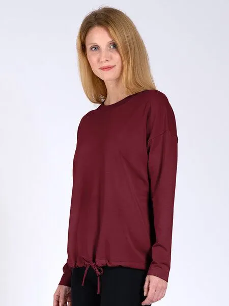 Magadi Magadi Yoga Sweater GIGI, Rot (dark red), – Produktbild 3 von 4