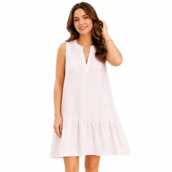 Bruno Barella Bruno Barella Musselin Kleid aus 100 % Bio-Baumwolle – Produktbild 2 von 2