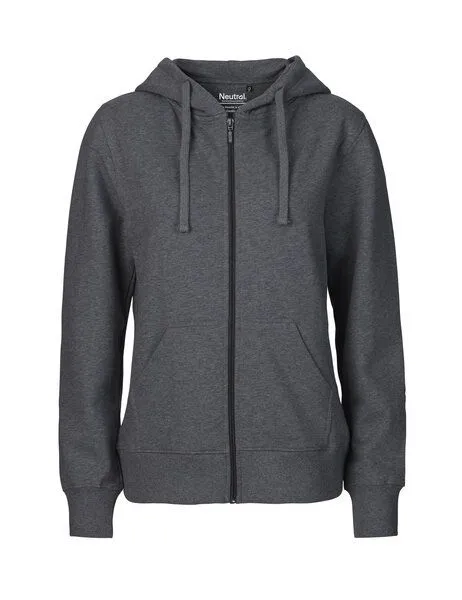 Neutral® - 3FREUNDE Neutral® - 3FREUNDE Frauen Hoodie Zipped, Dunkelgrau, – Produktbild 1 von 4