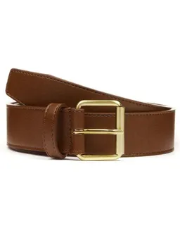 Will's Vegan Shop Will's Vegan Shop Jeansgürtel 4cm Kastanie Gold Herren – Produktbild 1 von 1