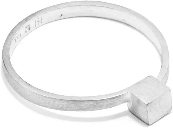 Jonathan Radetz Jewellery Jonathan Radetz Jewellery Ring CUBE, Silber 925, Sterlingsilber, Größe 50 - 56, Handmade in Germany, JRJ – Produktbild 2 von 4