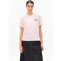 ARMEDANGELS ARMEDANGELS LUALAA EMBRO Damen T-Shirt aus Bio-Baumwolle, Pink mist, – Produktbild 1 von 1
