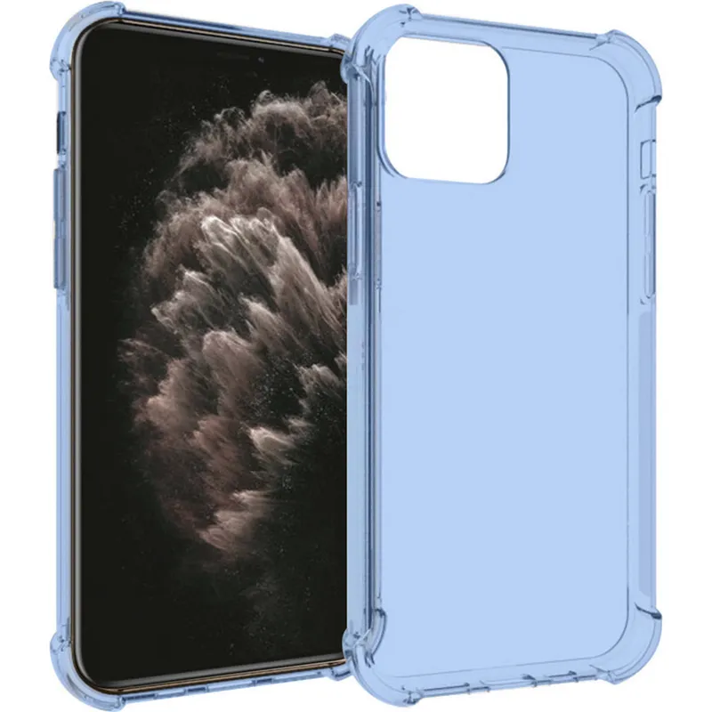 imoshion imoshion Shockproof Case für das Apple iPhone 12 (Pro) - Transparent, Blau, – Produktbild 1 von 1