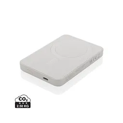 XD Collection Magnetix 5.000mAh magnetische Powerbank aus RCS recycel. ABS, weiß, Weiß, – Produktbild 1 von 1