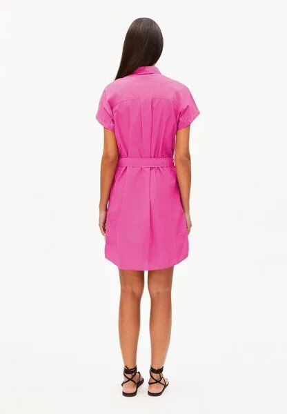 ARMEDANGELS ARMEDANGELS LARISAANA MINI Damen Kleid aus 100% Bio-Baumwolle, Very berry, – Produktbild 2 von 4