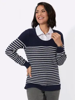 Witt Witt Strickpullover 2-in-1-Pullover Langarm – Produktbild 1 von 1