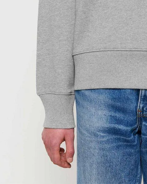 YTWOO YTWOO Dicker schwerer Sweater aus Bio-Baumwolle | Pullover oversized, Grau meliert, – Produktbild 3 von 4