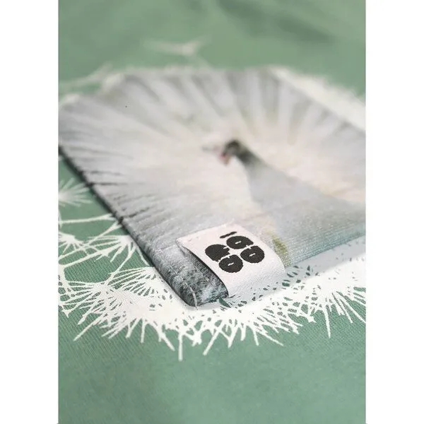 FÄDD FÄDD Damen T-Shirt Rundhals aus Bio-Baumwolle "Der weiße V" Grün, Grün, – Produktbild 4 von 4
