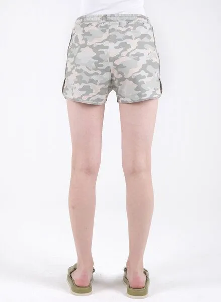 ORGANICATION ORGANICATION Sweatshorts aus Bio-Baumwolle mit Camouflage-Muster, Multi(camouflage), – Produktbild 4 von 4