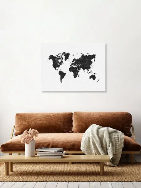 Photocircle Photocircle Poster / Leinwandbild - World Map – Produktbild 3 von 4