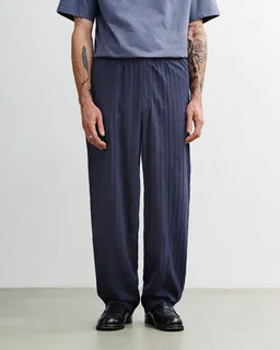 Rotholz Rotholz Herren vegan Hose Weit Geschnitten Mit Falten Blau – Produktbild 1 von 1